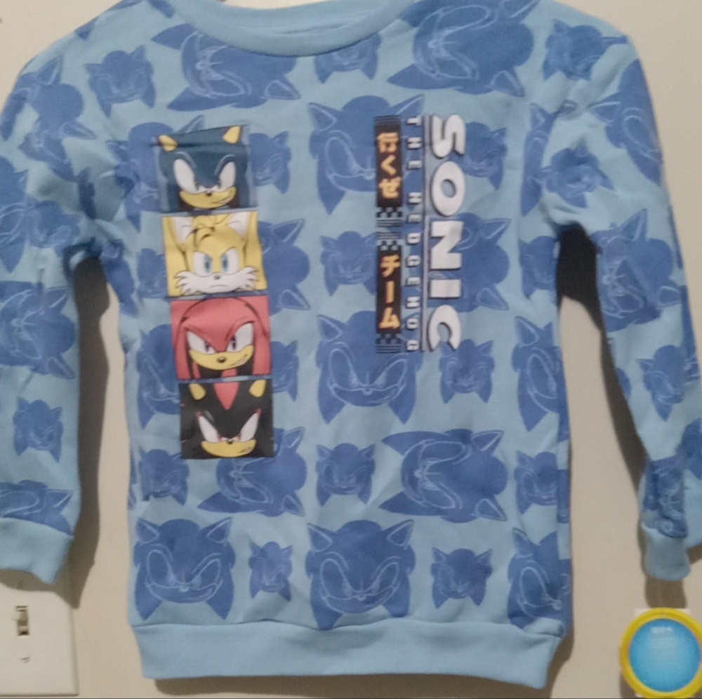 Sonic Boys Sweater Size Small Color Blue